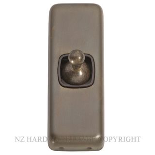 TRADCO 5890 SWITCH TOGGLE 1 GANG ANTIQUE BRASS-BROWN