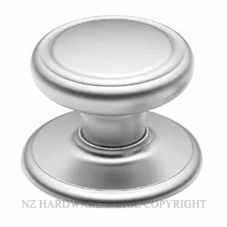 SCHLAGE SRGK3DPSP CLASSIC DUMMY KNOB WHITE-SATIN CHROME TRIM