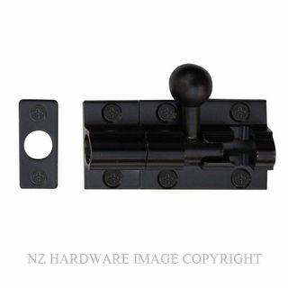 WINDSOR 5215 BLK 35MM BARREL BOLT - STRAIGHT MATT BLACK