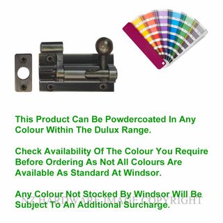 WINDSOR 5211 PC 50MM BARREL BOLT - NECKED POWDER COAT