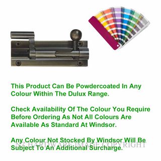WINDSOR 5212 PC 75MM BARREL BOLT - NECKED POWDER COAT