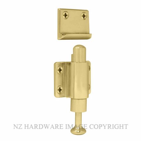 WINDSOR 5194 UB SOLID BRASS SPRING CATCH UNLACQUERED BRASS