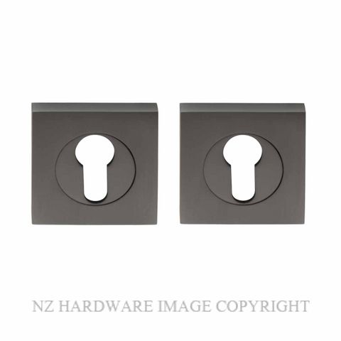 WINDSOR 9045 GN SQUARE EURO ESCUTCHEON (PAIR) GRAPHITE NICKEL