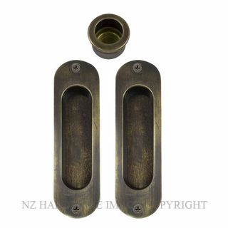 WINDSOR 8079 OR SLIDING DOOR FLUSH KIT OIL RUBBED BRONZE