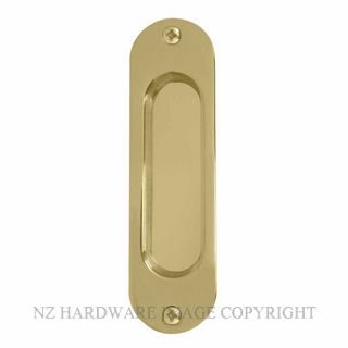 WINDSOR 8141 UB SINGLE FLUSHPULL 120X34MM UNLACQUERED BRASS