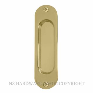 WINDSOR 8141 UB SINGLE FLUSHPULL 120X34MM UNLACQUERED BRASS