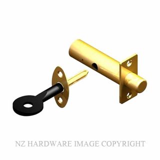YALE MC11 DOOR SECURITY BOLT POLISHED BRASS