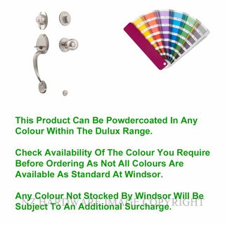 WINDSOR 9046 PC OVAL GRIPSET POWDER COAT