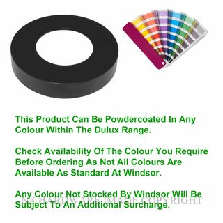 WINDSOR 9062 PC 65MM ADAPTER PLATE FOR FUTURA ROUND ROSE POWDER COAT