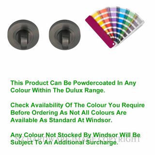 WINDSOR 9072 PC FUTURA - DOUBLE TURN SET 45MM ROSE POWDER COAT