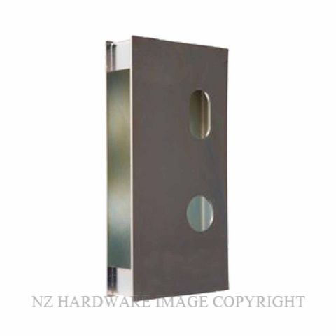 BDS LB2 LEVER HANDLE SET GATE LOCKBOX ZINC PLATE