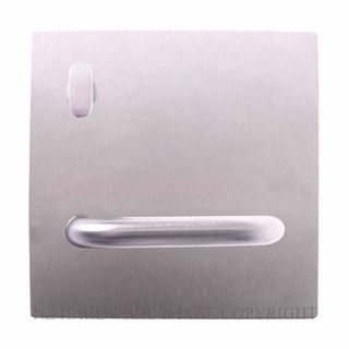 LOCKWOOD 20004NN 96LSS LH EXTERIOR TURN LEVER PLATE SATIN STAINLESS