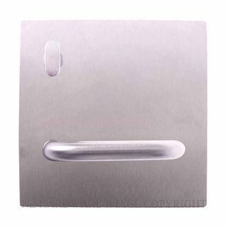 LOCKWOOD 20004NN 96LSS LH EXTERIOR TURN LEVER PLATE SATIN STAINLESS