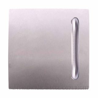 LOCKWOOD 20024NN P1SS EXTERIOR D HANDLE PLATE SATIN STAINLESS