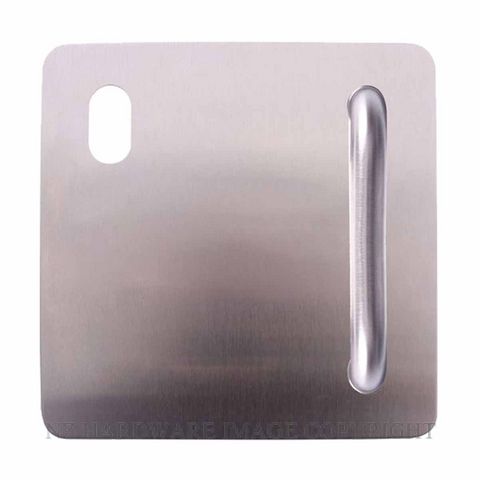 LOCKWOOD 20225NA P1LSS LH EXTERIOR D HANDLE CYLINDER PLATE SATIN STAINLESS