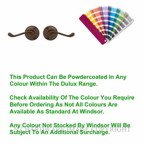 WINDSOR 3009-3022 PC YORK LEVER ON ROSE POWDERCOAT