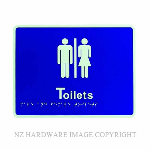 LOCKWOOD BRS1700 BRAILLE UNISEX SIGN