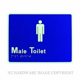 LOCKWOOD BRS1700 BRAILLE MALE SIGN