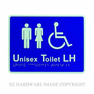 LOCKWOOD BRS1700 BRAILLE DISABLED ACCESS LH TRANSFER SIGN