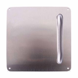 LOCKWOOD 20324NN P1SS INTERIOR D HANDLE PLATE SATIN STAINLESS