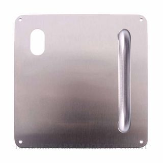 LOCKWOOD 20325NA P1LSS LH INTERIOR D HANDLE CYLINDER PLATE SATIN STAINLESS
