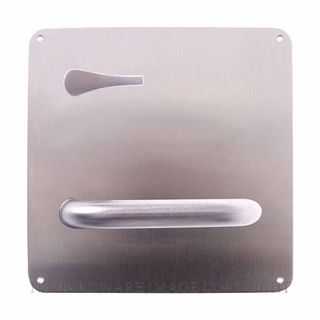 LOCKWOOD 20339NN 96LSS LH INTERIOR DISABLED TURN LEVER PLATE SATIN STAINLESS