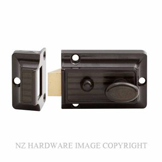 LOCKWOOD 201 NIGHTLATCH BROWN BODY FB CYLINDER FLORENTINE BRONZE