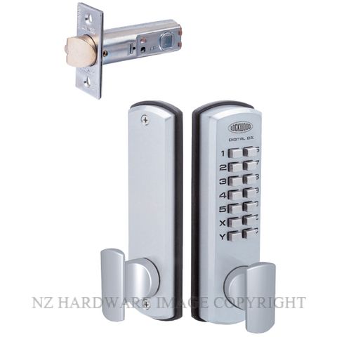 LOCKWOOD DGT530 DIGITAL ENTRANCE LOCK SATIN CHROME