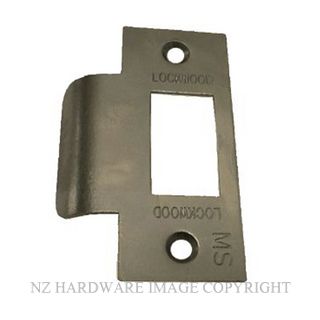 LOCKWOOD 530 153 STANDARD STRIKE PLATE SATIN CHROME