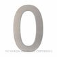 ELEMENTS 5468 100MM NUMERALS SATIN STAINLESS