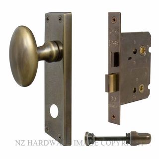 WINDSOR 5128 OR KNOB OVAL PLATE PRIVACY SET OIL RUBBED BRONZE