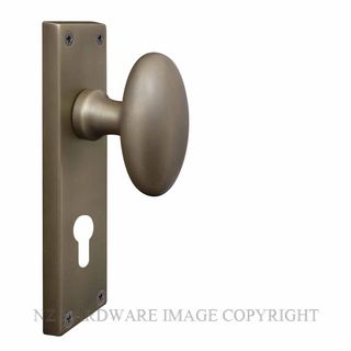 WINDSOR 5179 E48 RB KNOB OVAL PLATE EURO HANDLE SET ROMAN BRASS