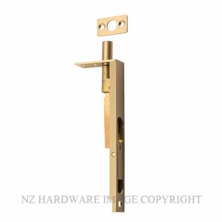 TRADCO 7730 SB FLUSH BOLT 150 X 19MM SATIN BRASS