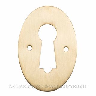 TRADCO 6693 SB PRESSED ESCUTCHEON SATIN BRASS