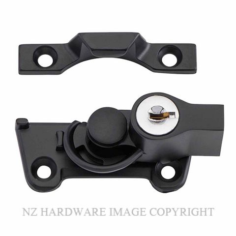 TRADCO 20313 MB SASH FASTENER LOCKING WIDE BASE MATT BLACK