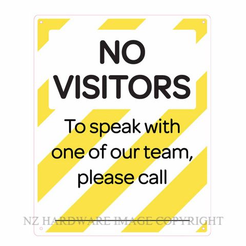 MARKIT GRAPHICS MGPVCI1349 COVID 19 SIGN NO VISITORS