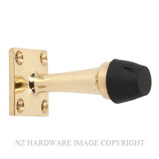 TRADCO 1515 PB DOOR STOP WALL MOUNT POLISHED BRASS