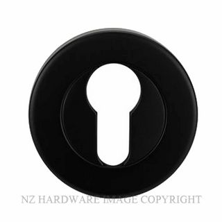 LOCKWOOD VSR5/MBK VELOCITY ROUND EURO CYLINDER ESCUTCHEON MATT BLACK