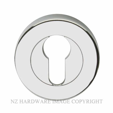 LOCKWOOD VSR5/SC VELOCITY ROUND EURO CYLINDER ESCUTCHEON SATIN CHROME