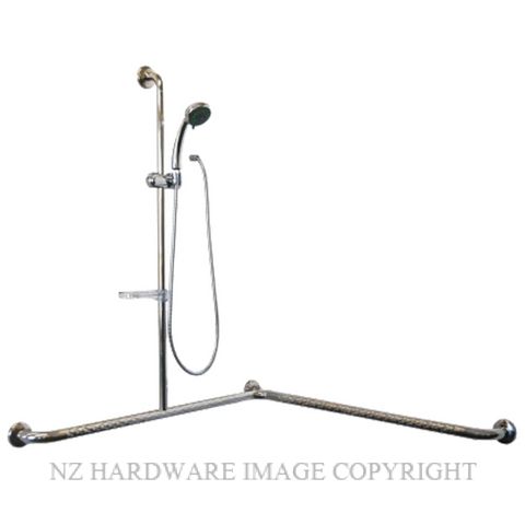 SUPERQUIP CORNER SLIDE SHOWER RAIL