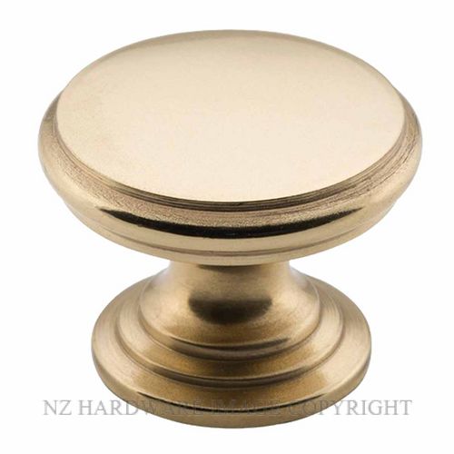 Traditional Brass Knob - 2440, Finish Oxidized Brass, Diameter