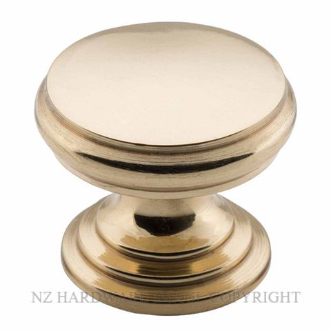 TRADCO 3679 -  3680 CUPBOARD KNOBS POLISHED BRASS