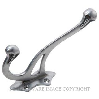 TRADCO 3953 PM HAT & COAT HOOK POLISHED METAL