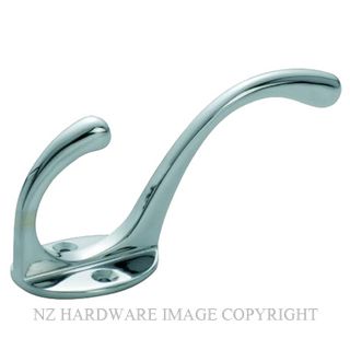 TRADCO 3961 CP HAT & COAT HOOK CHROME PLATE