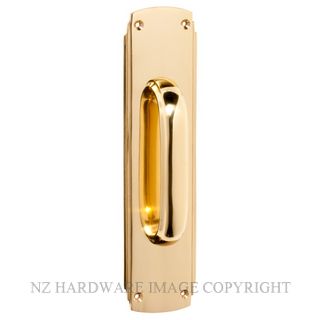 TRADCO 2900 PB DECO PULL HANDLE 240 X 60MM POLISHED BRASS