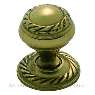 TRADCO 3670 - 3674 GEORGIAN CUPBOARD KNOBS POLISHED BRASS