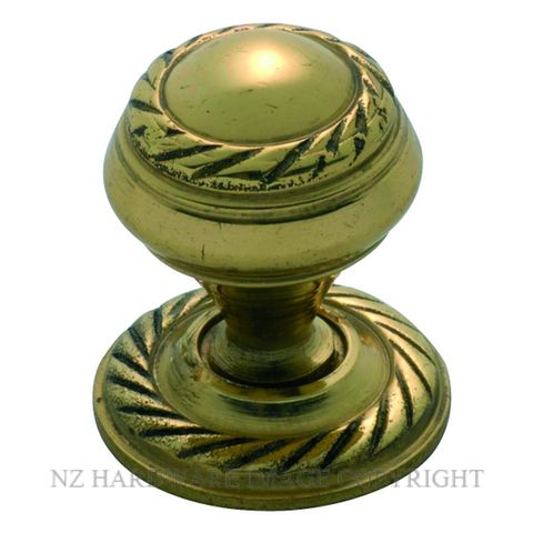 TRADCO 3670 - 3674 GEORGIAN CUPBOARD KNOBS POLISHED BRASS