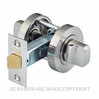 WINDSOR 8121 SS SAFETY LATCH 46MM DIA ROSE 57MM B/S SATIN STAINLESS 316