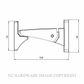 YALE - LOCKWOOD 2310 STEADFAST DOOR HOLDER WALL MOUNT