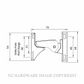 YALE - LOCKWOOD 2313 STEADFAST DOOR HOLDER SHORT DOOR MOUNT